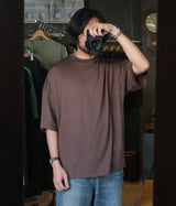 HANDVAERK "#6525 60/2 S/S TAPERED BIG T-SHIRT"