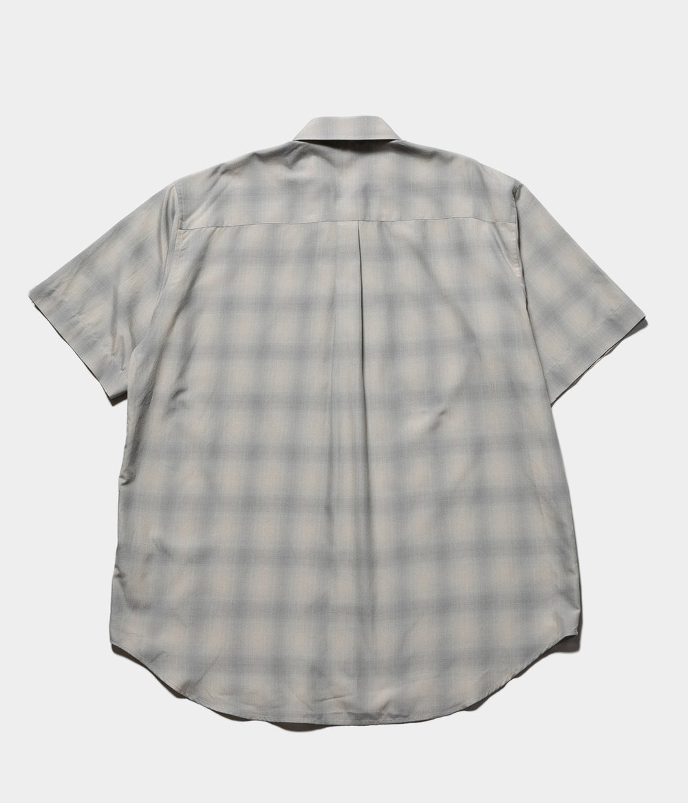 25SS everyone oversized B/D check シャツ S everyone oversized B/D check short sleeve shirt | everyone