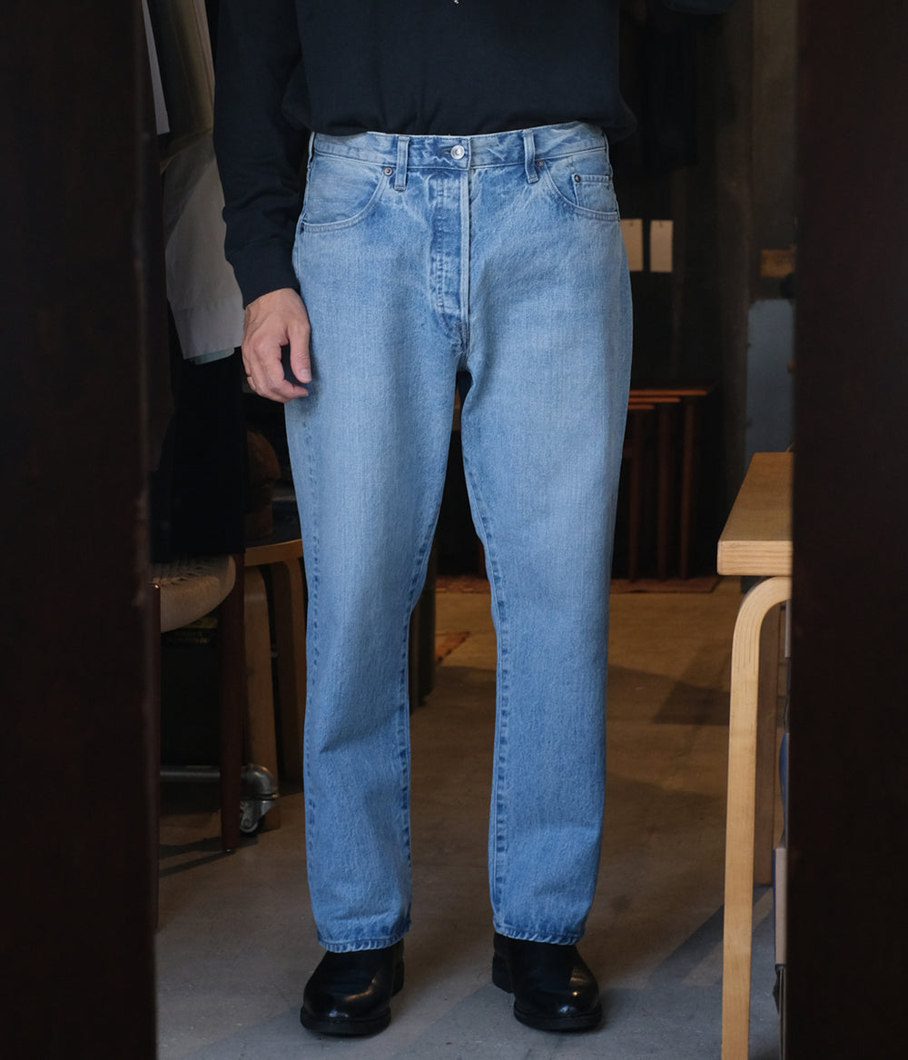 カ*ル様 A.PRESSE アプレッセ　Washed Denim Pants A.PRESSE - アプレッセ 2025 STYLE2 No.22 Washed Wide Denim
