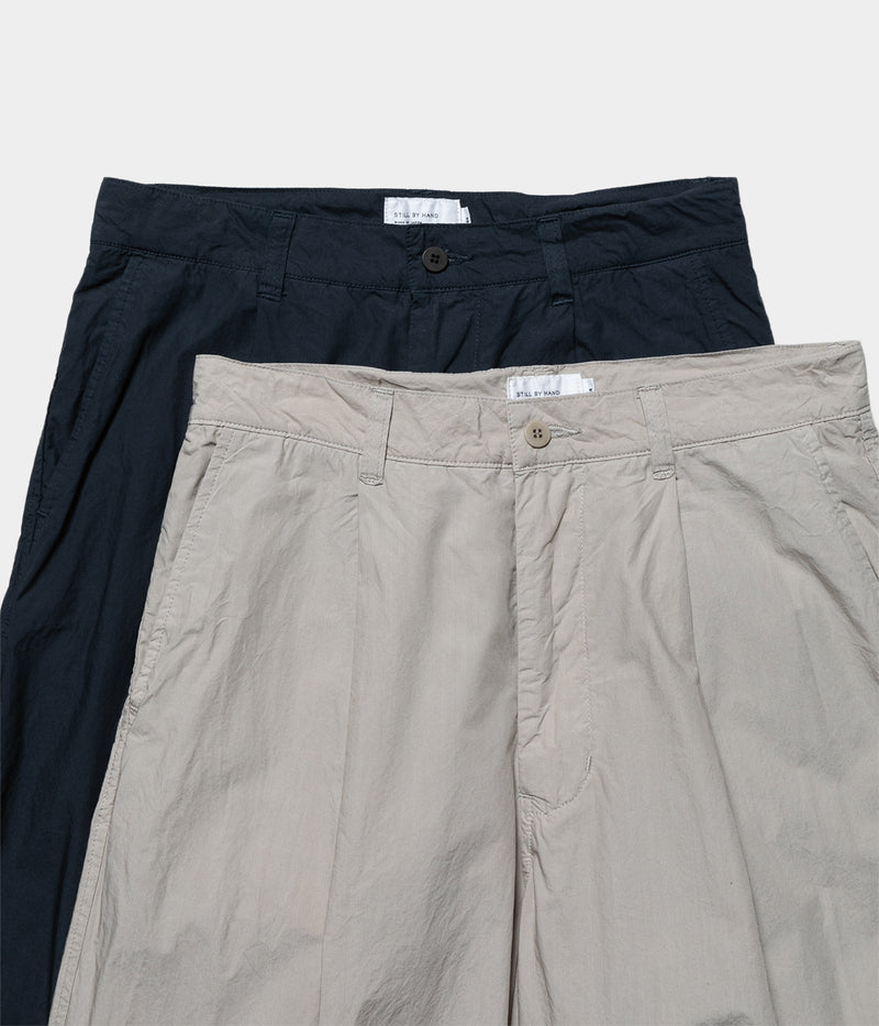 STILL BY HAND "PT06252"Cotton Typewriter Pants