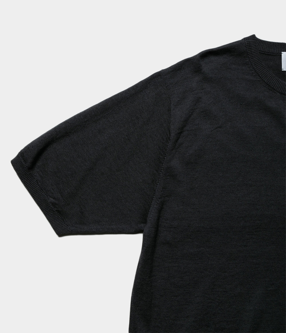 2025ss Still By Hand ニットTシャツ 48 KN01252 STILL BY HAND 