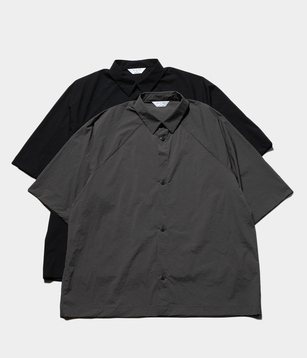 STILL BY HAND "SH01252" Polyurethane blend nylon shirt