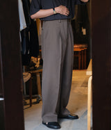 SSSTEIN 25AW "STRAIGHT TROUSERS"