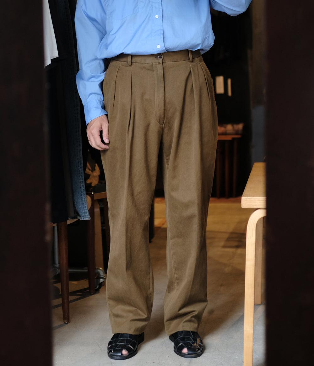 2022awDRILL TWILL NEAT Chino Brown、サイズ46 NEAT｜DRILL TWILL｜NEAT Chino - Brown｜PRODUCT｜Continuer Inc