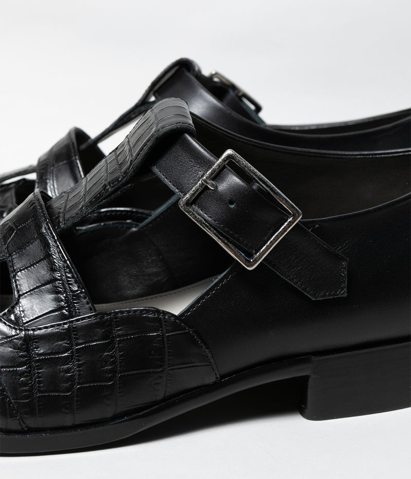 PETROSOLAUM "CL gurkha Crocodile × Oil soft kip"