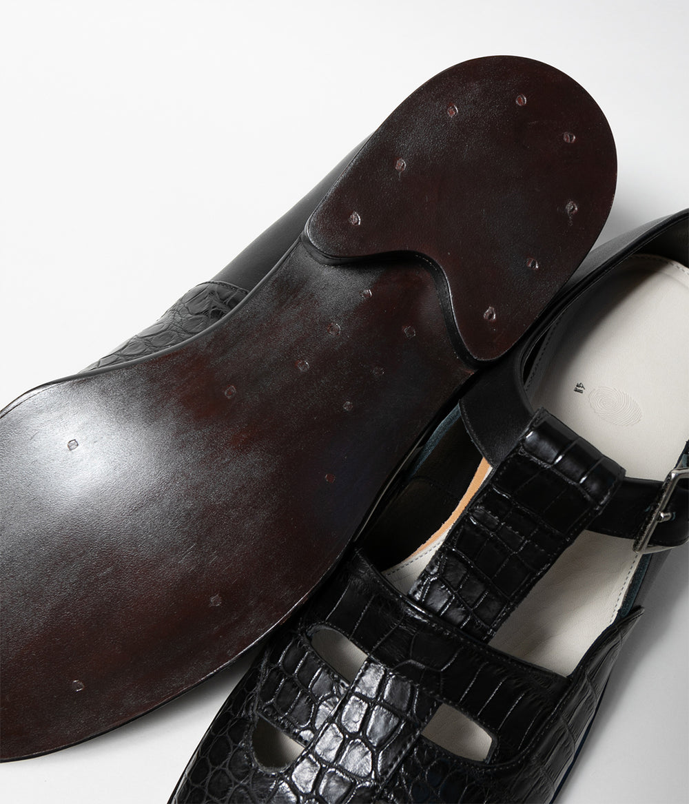 PETROSOLAUM／LEATHER GURKHA SANDAL 41 PETROSOLAUM 