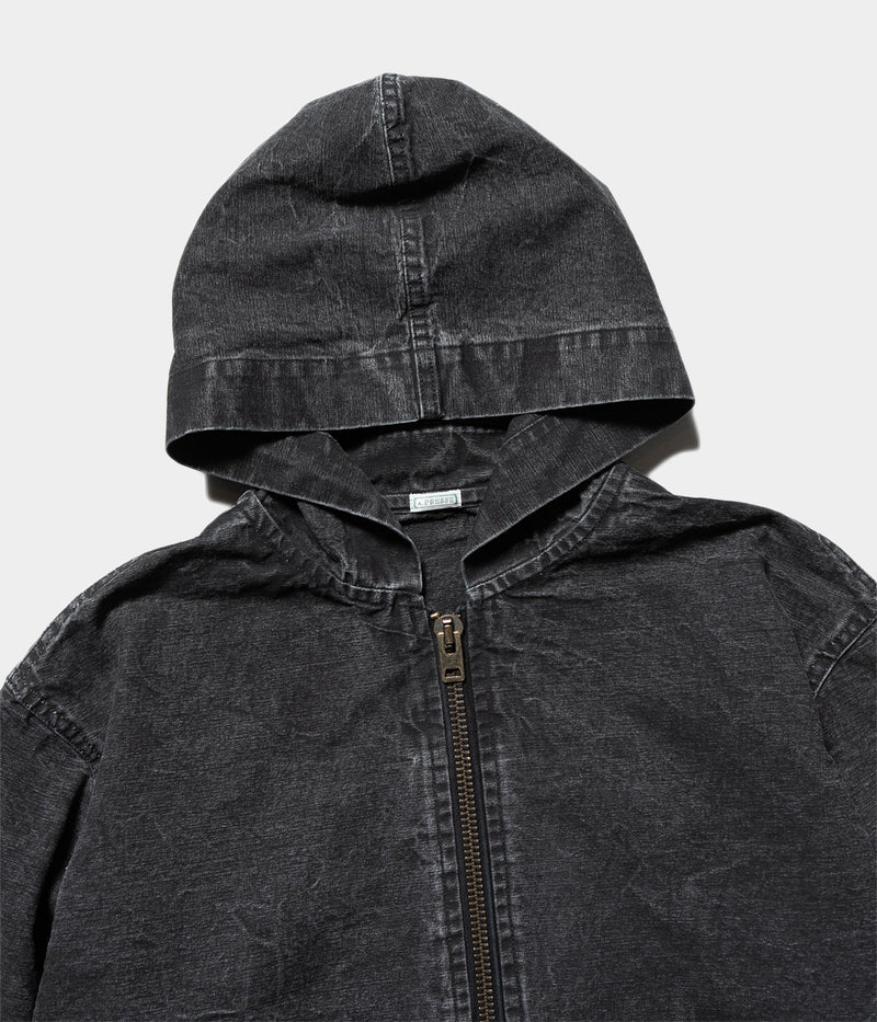 A.PRESSE 2025 Style2 "Vintage US Navy Zip Hoodie"
