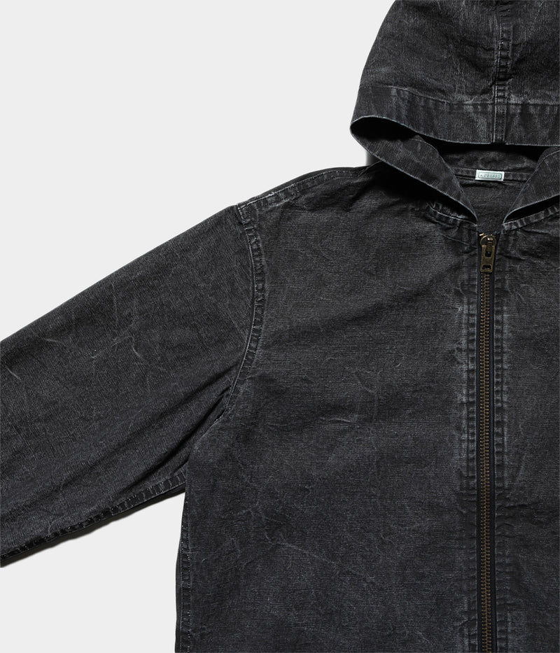 A.PRESSE 2025 Style2 "Vintage US Navy Zip Hoodie"