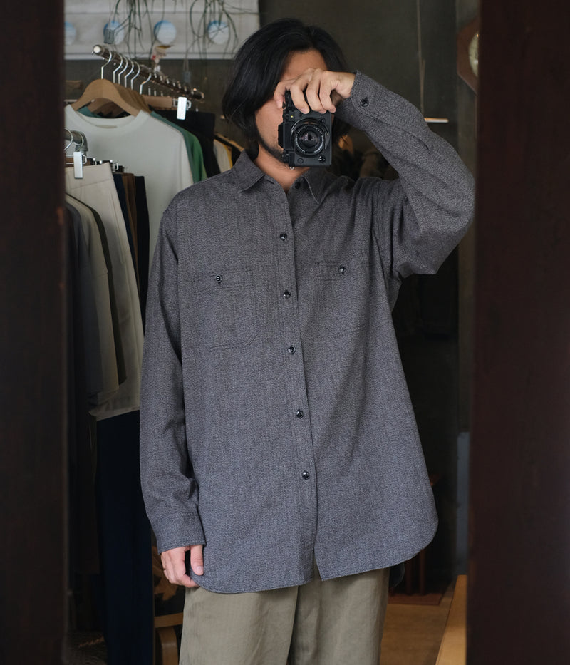 HERILL "Blackchambray Workshirt"