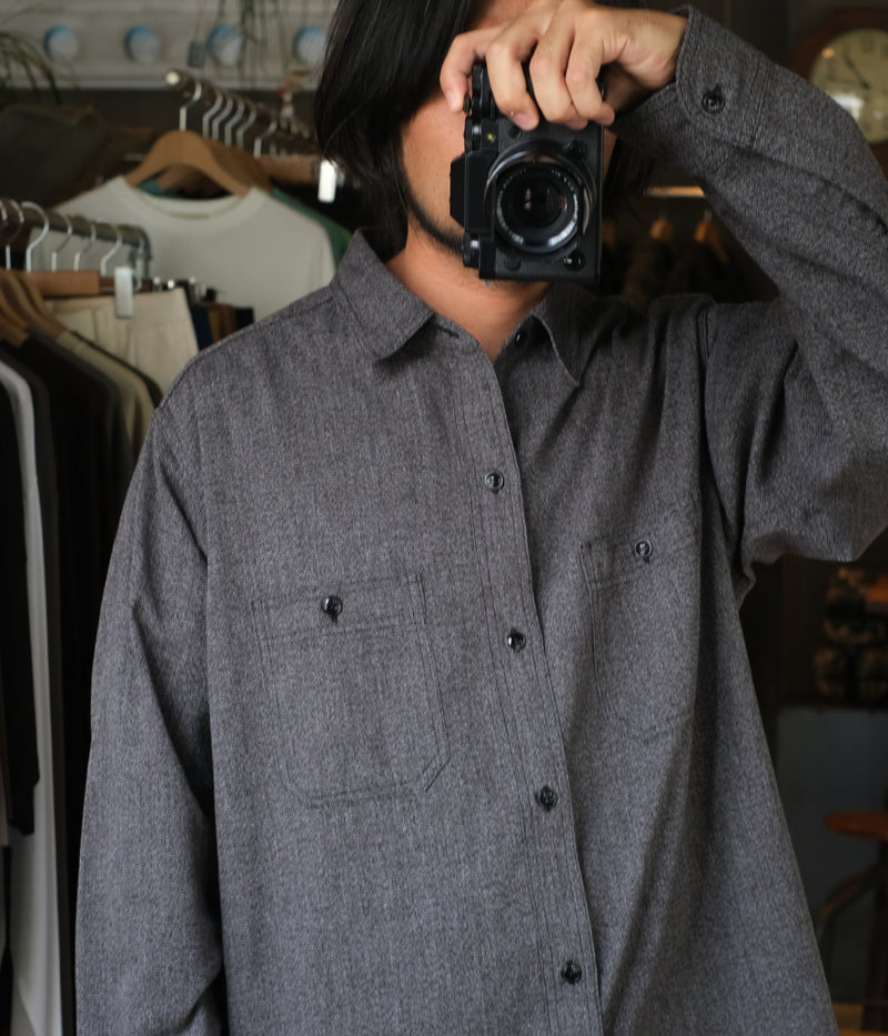 HERILL "Blackchambray Workshirt"