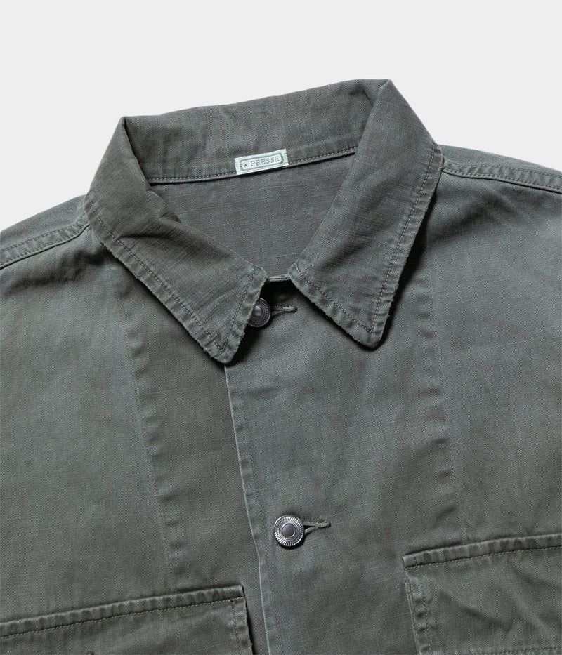 A.PRESSE 2025 Style2 "Vintage WW2 US Army Utility Jacket"