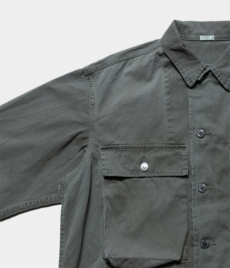 A.PRESSE 2025 Style2 "Vintage WW2 US Army Utility Jacket"
