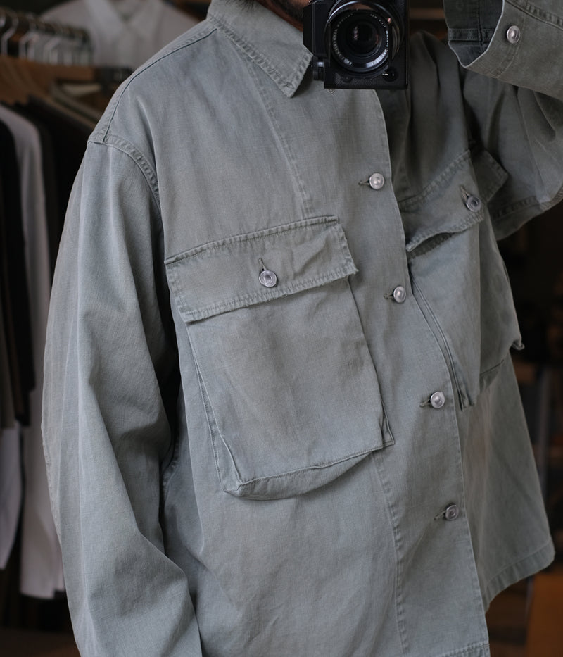 A.PRESSE 2025 Style2 "Vintage WW2 US Army Utility Jacket"
