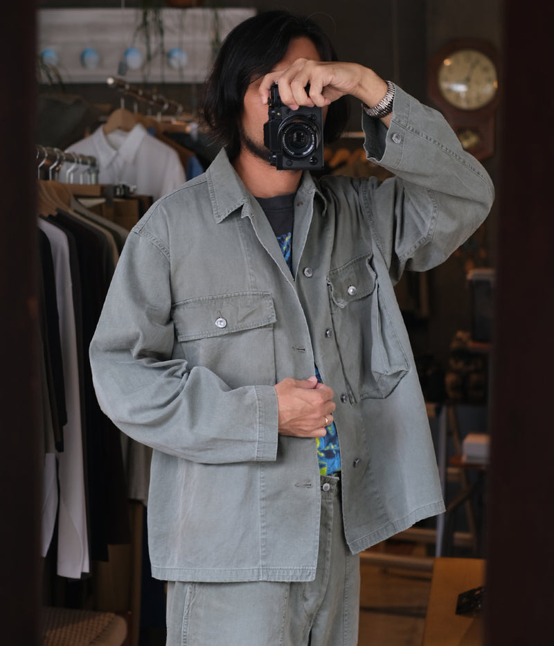 A.PRESSE 2025 Style2 "Vintage WW2 US Army Utility Jacket"