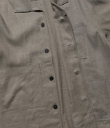 MITTAN "JK-79" Twill Silk Linen Shirt Jacket