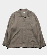 MITTAN "JK-79" Twill Silk Linen Shirt Jacket