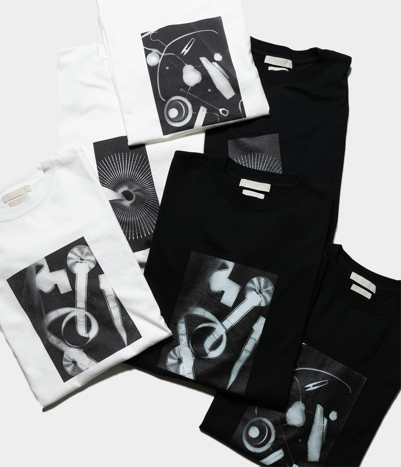 YOKE 25AW "PHOTOGRAM PRINTED T-SHIRT"