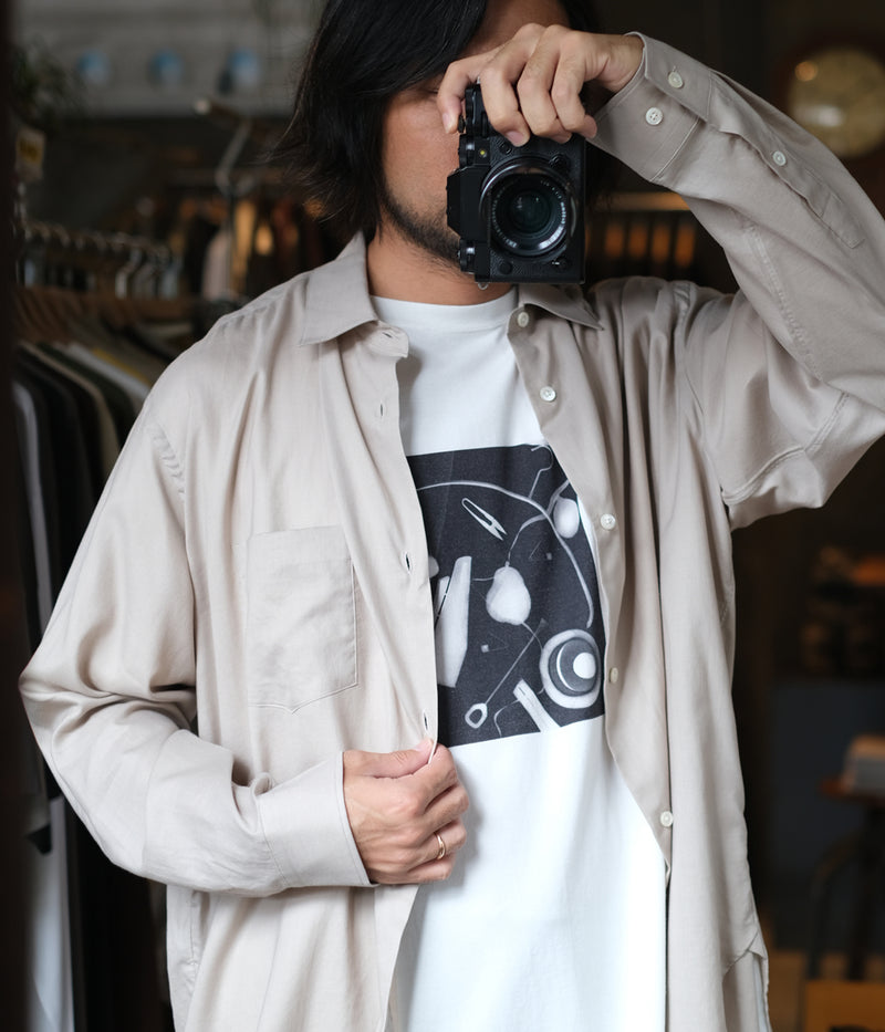YOKE 25AW "PHOTOGRAM PRINTED T-SHIRT"