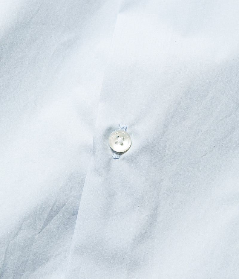SSSTEIN 25AW "COTTON/SILK OVERSIZED REGULAR COLLAR SHIRT"