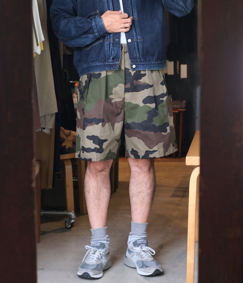 NEAT "90's French F-2 CAMO Cargo Shorts / CAMO"