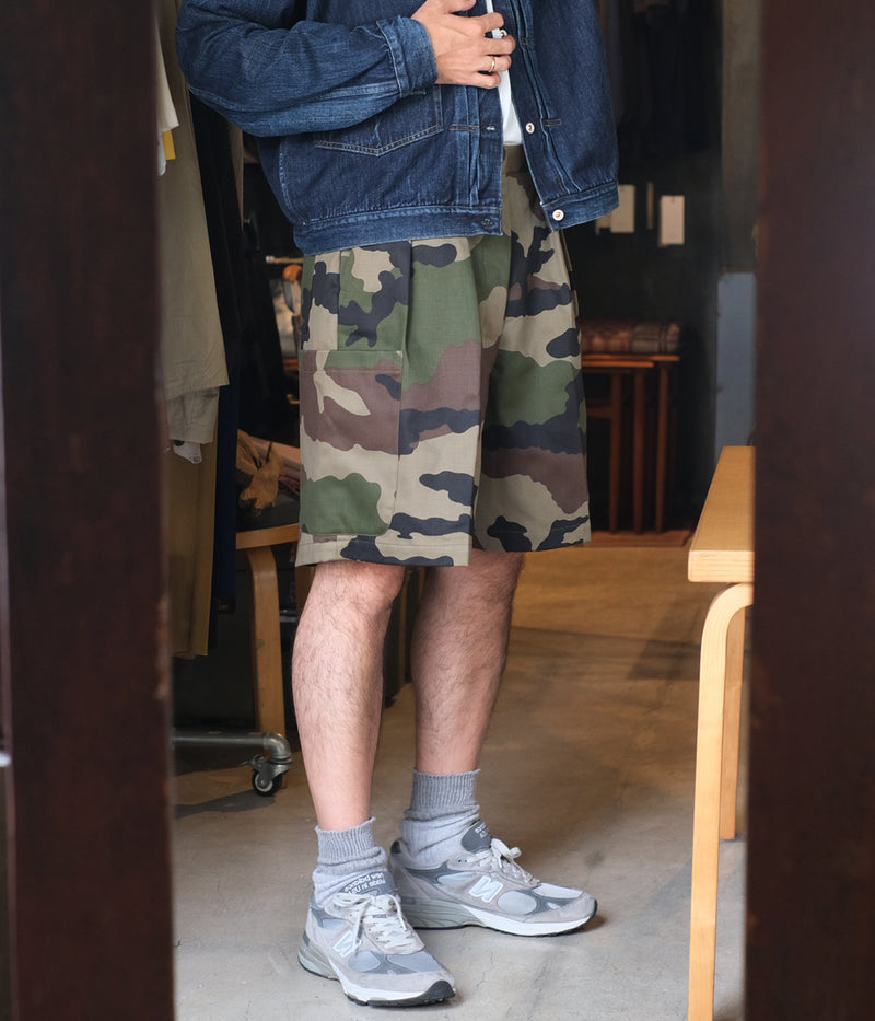 NEAT "90's French F-2 CAMO Cargo Shorts / CAMO"