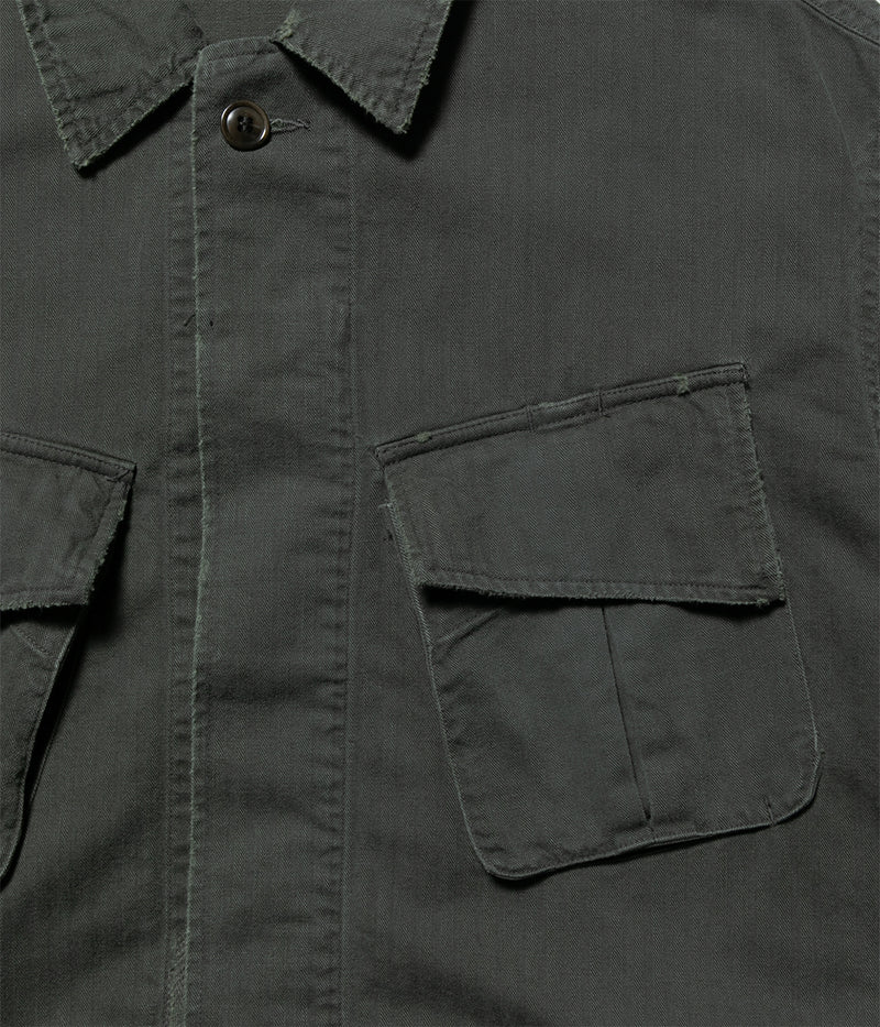 A.PRESSE 2025 Style2 "Vintage US Army Jungle Fatigue Jacket"