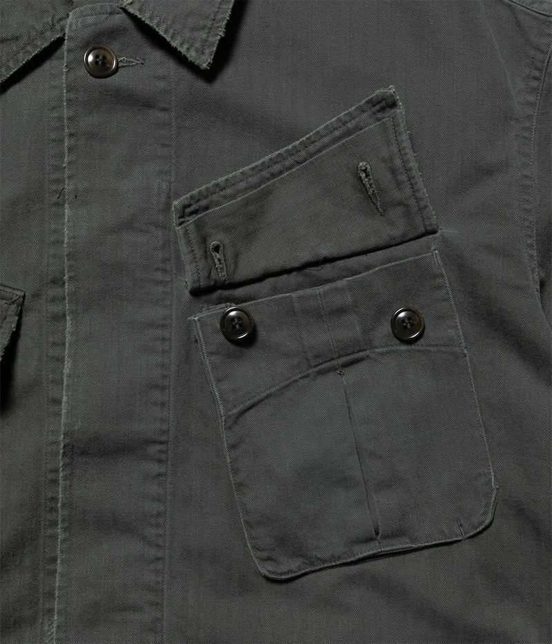 A.PRESSE 2025 Style2 "Vintage US Army Jungle Fatigue Jacket"