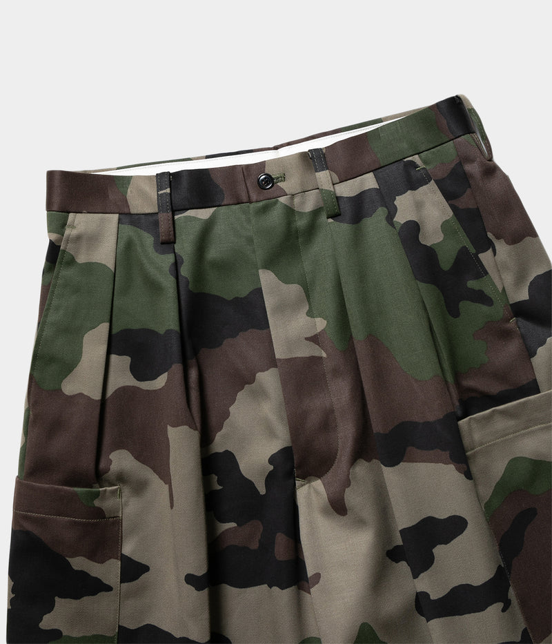 NEAT "90's French F-2 CAMO Cargo Shorts / CAMO"