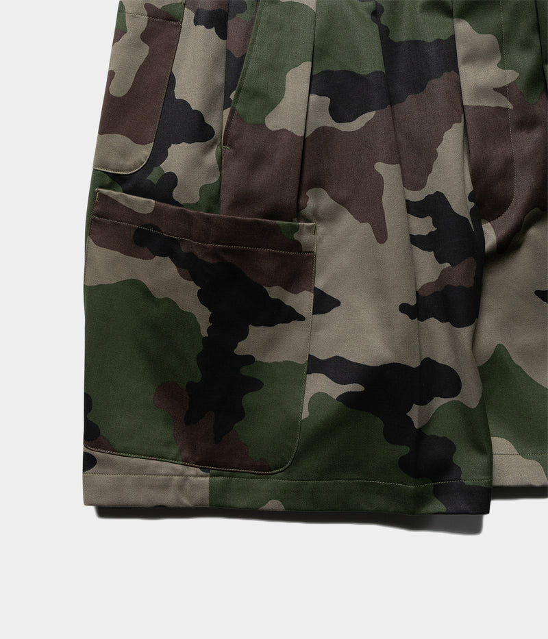NEAT "90's French F-2 CAMO Cargo Shorts / CAMO"