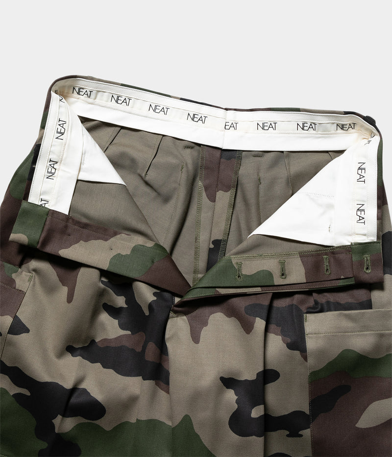 NEAT "90's French F-2 CAMO Cargo Shorts / CAMO"