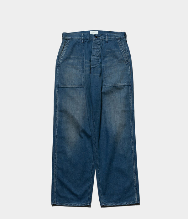 HERILL 25AW "US Navy Denim Trousers"