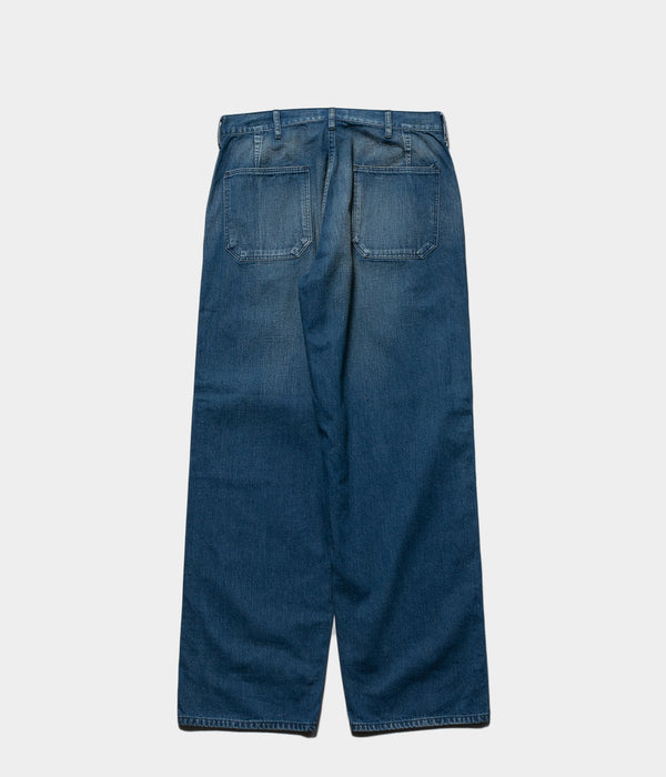 HERILL 25AW "US Navy Denim Trousers"
