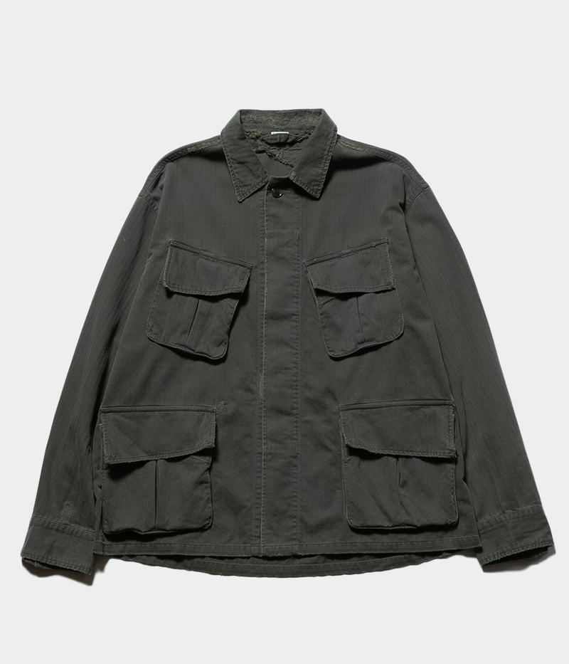 A.PRESSE 2025 Style2 "Vintage US Army Jungle Fatigue Jacket"