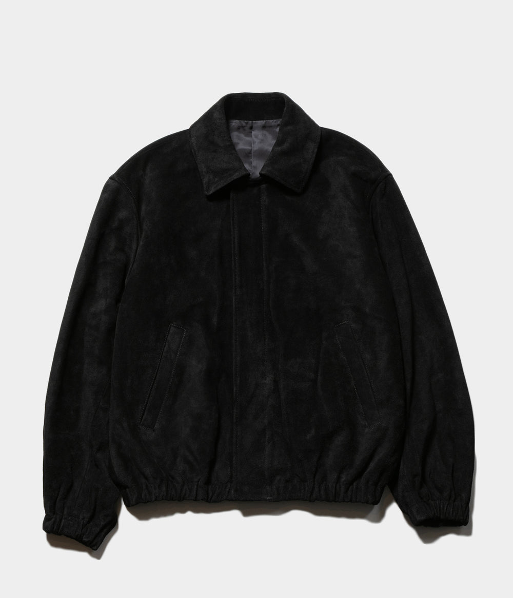 ジャケット・アウター ssstein25AW COW SUEDE ZIP SHORT JACKET ssstein(シュタイン)/COW SUEDE ZIP SHORT JACKET/BLACK CONCRETE