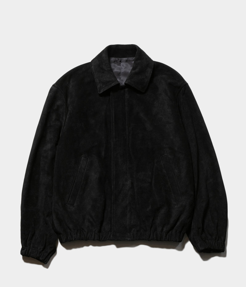 SSSTEIN 25AW "COW SUEDE ZIP SHORT JACKET"