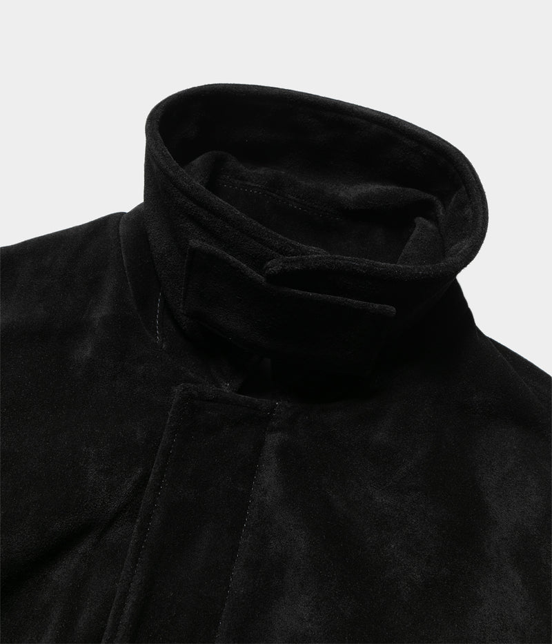 SSSTEIN 25AW "COW SUEDE ZIP SHORT JACKET"