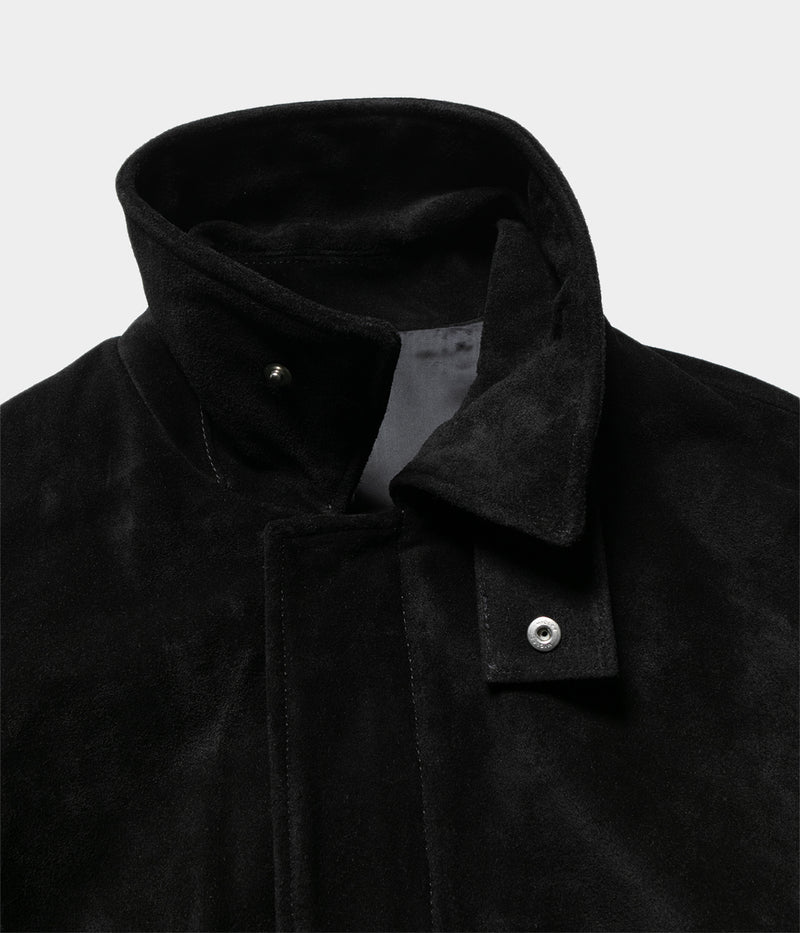 SSSTEIN 25AW "COW SUEDE ZIP SHORT JACKET"