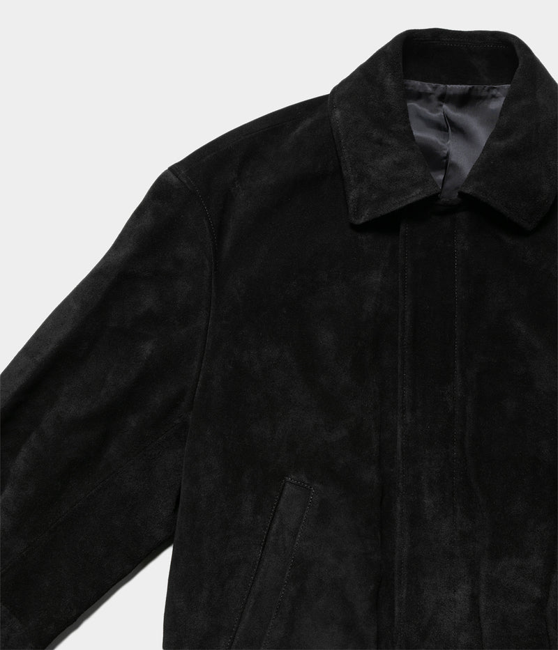SSSTEIN 25AW "COW SUEDE ZIP SHORT JACKET"