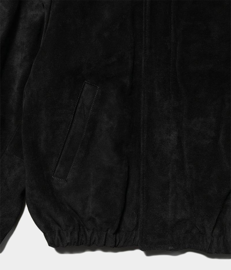 SSSTEIN 25AW "COW SUEDE ZIP SHORT JACKET"
