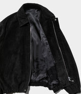 SSSTEIN 25AW "COW SUEDE ZIP SHORT JACKET"