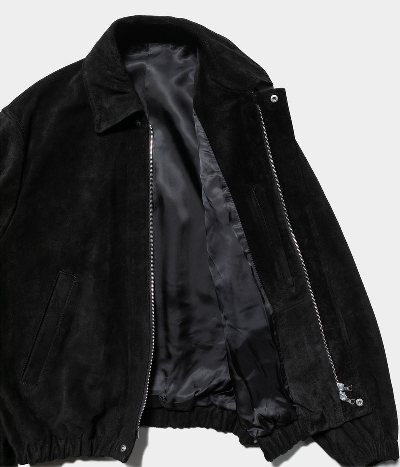 SSSTEIN 25AW "COW SUEDE ZIP SHORT JACKET"