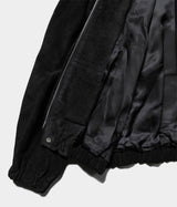 SSSTEIN 25AW "COW SUEDE ZIP SHORT JACKET"