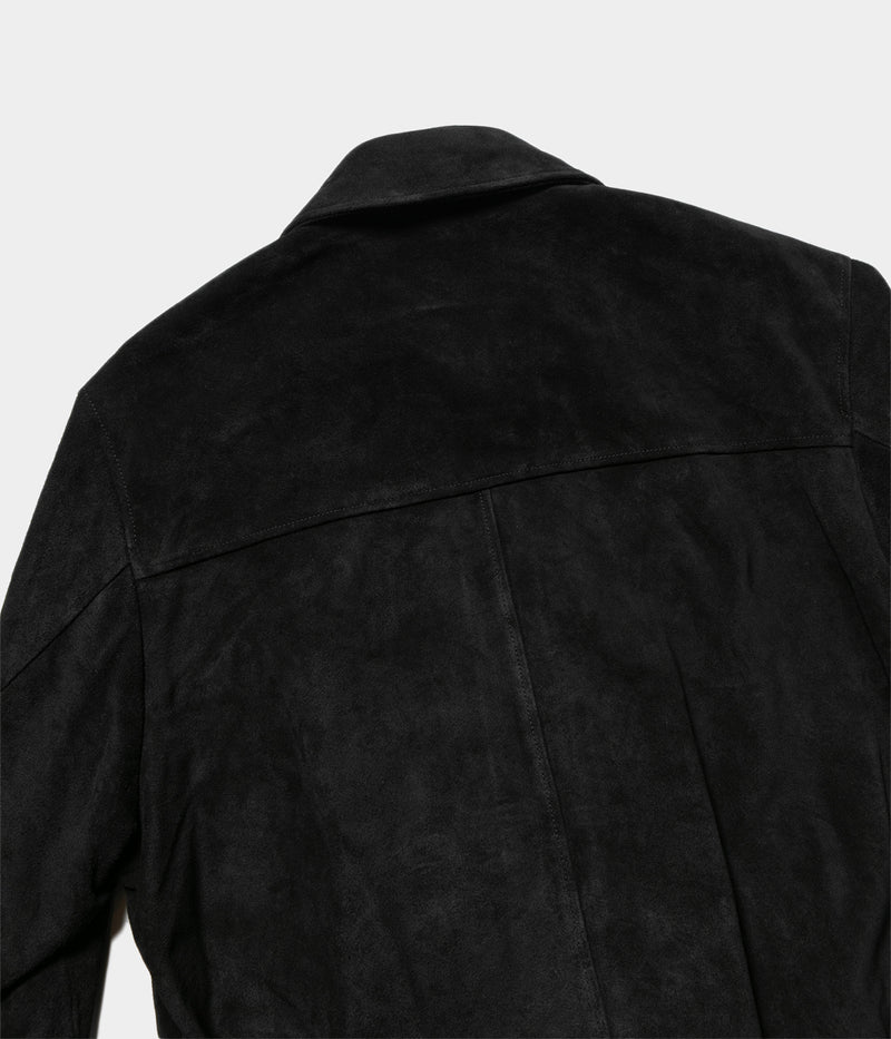 SSSTEIN 25AW "COW SUEDE ZIP SHORT JACKET"