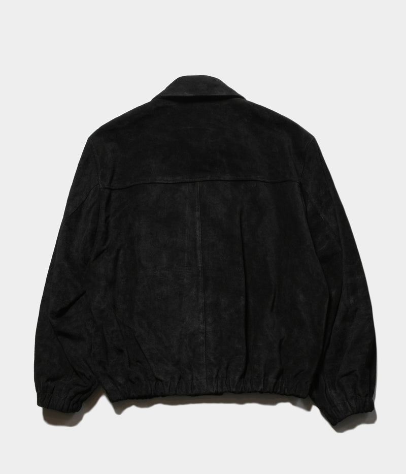 SSSTEIN 25AW "COW SUEDE ZIP SHORT JACKET"