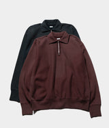 A.PRESSE 2025 Style2 "Vintage Half Zip Sweat Shirt"