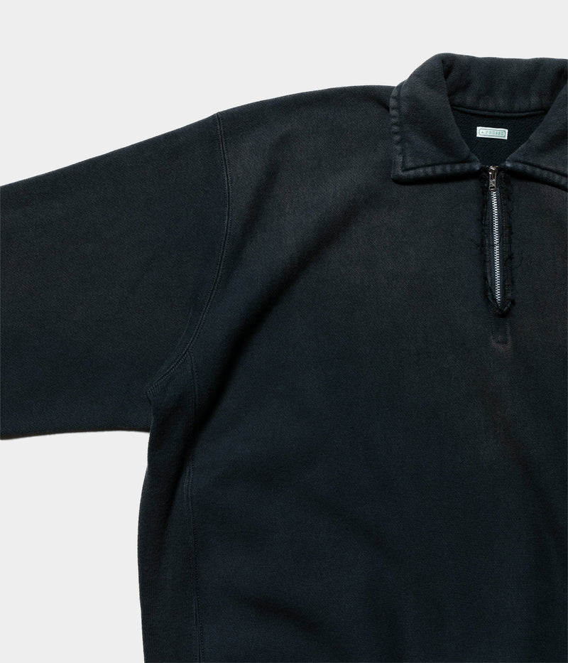A.PRESSE 2025 Style2 "Vintage Half Zip Sweat Shirt"