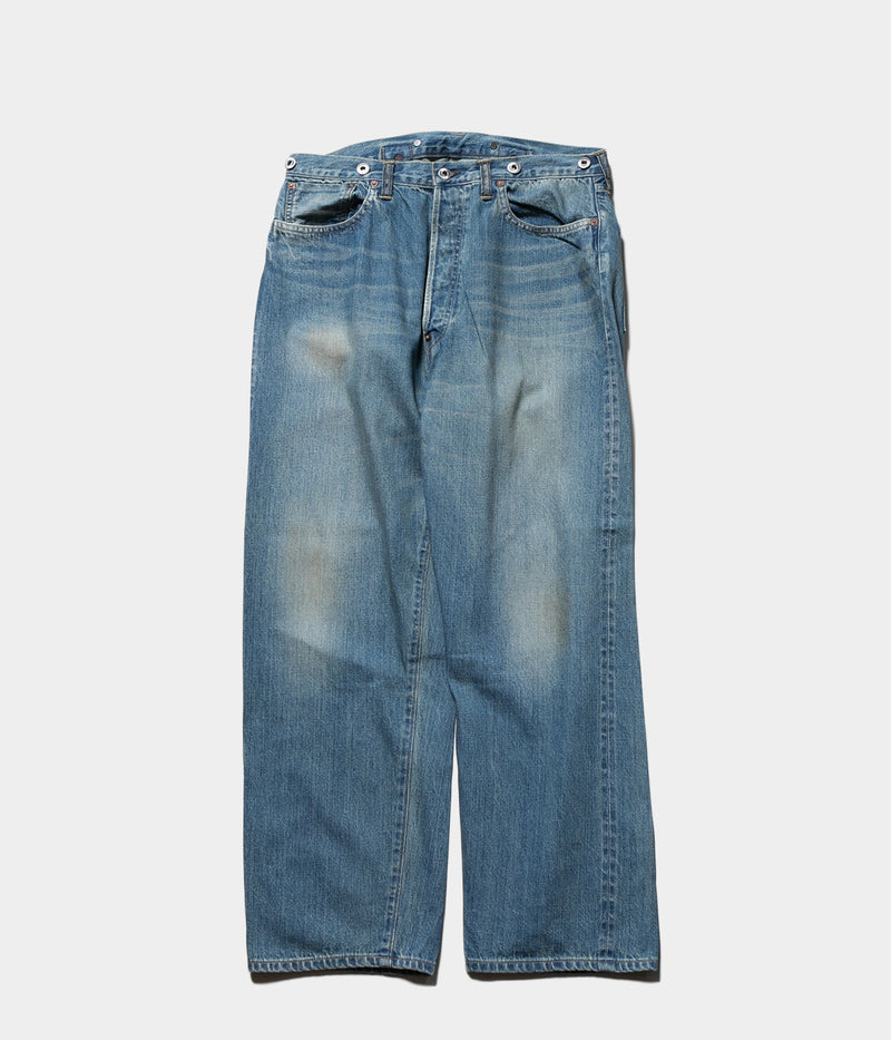 A.PRESSE 2025 Style2 "No.22 Washed Wide Denim Pants"