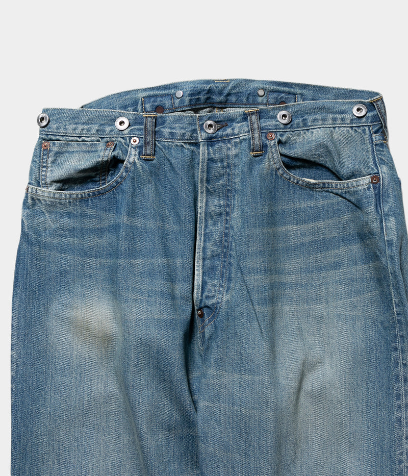 A.PRESSE 2025 Style2 "No.22 Washed Wide Denim Pants"