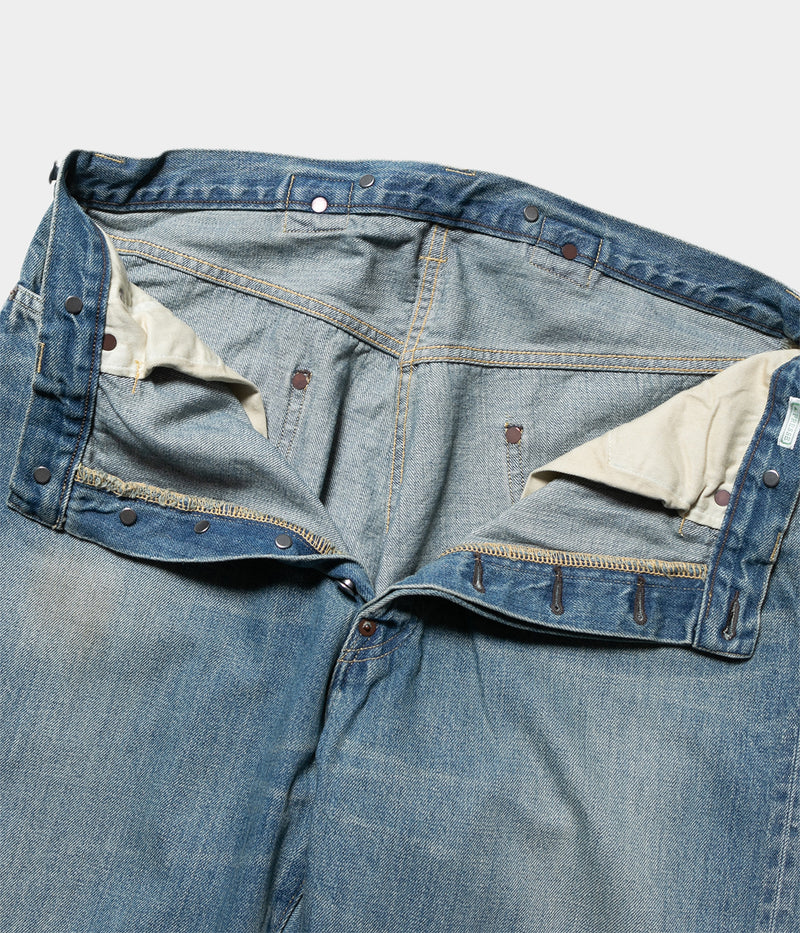 A.PRESSE 2025 Style2 "No.22 Washed Wide Denim Pants"