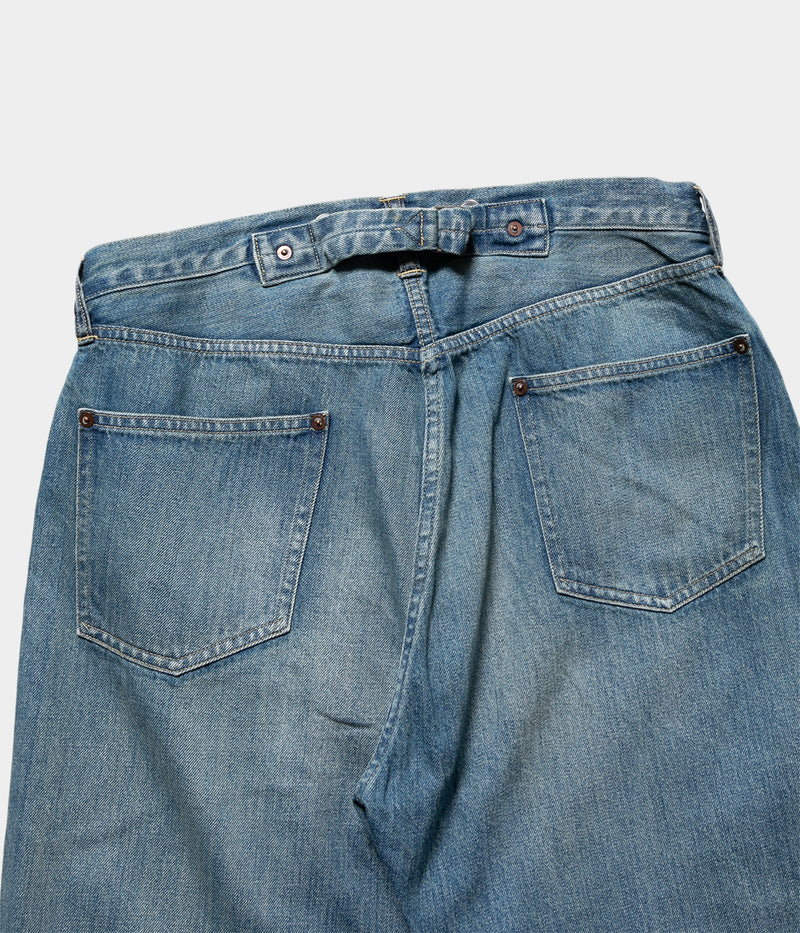 A.PRESSE 2025 Style2 "No.22 Washed Wide Denim Pants"
